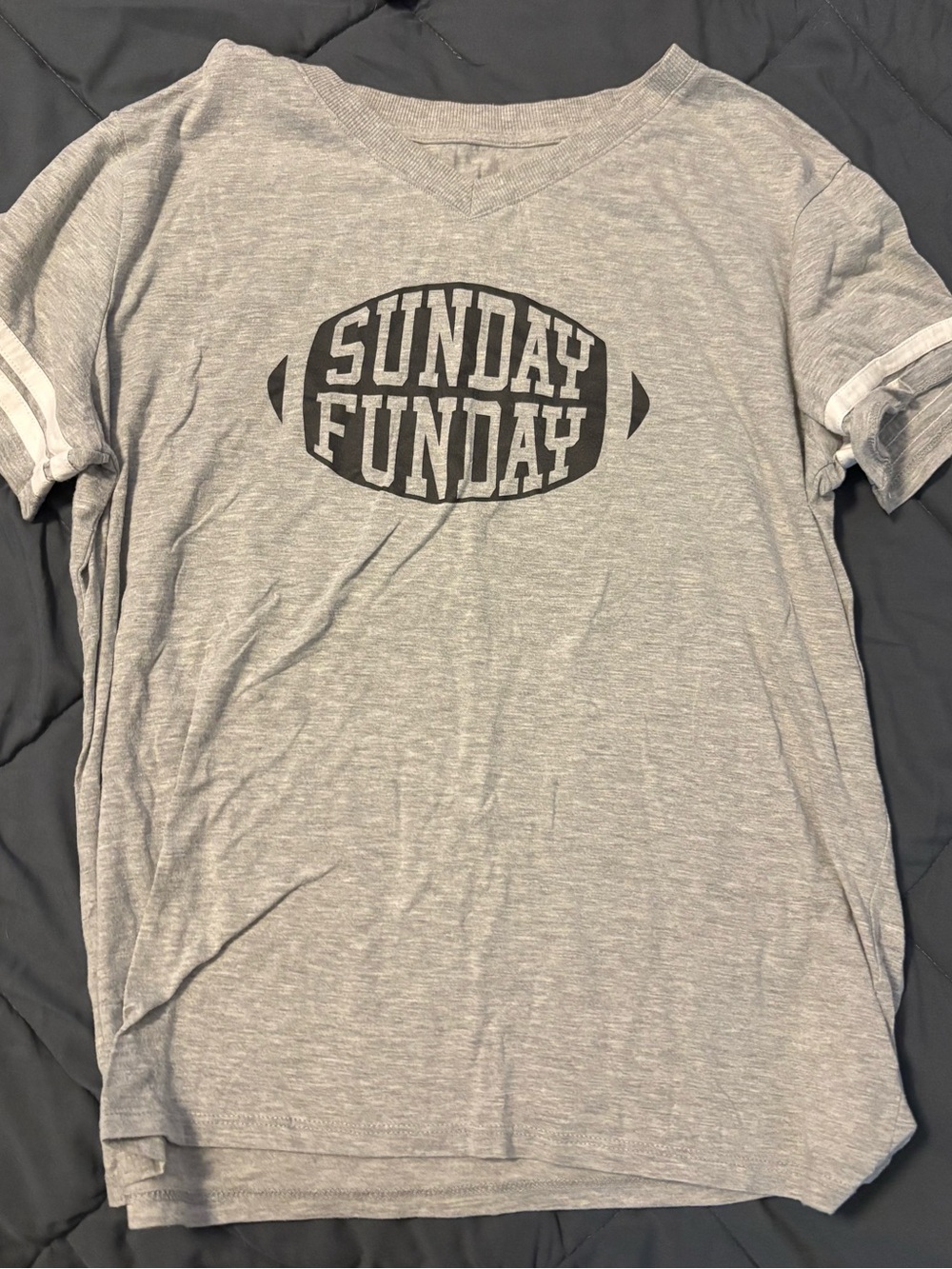 Sunday Funday Men's Gray Short-Sleeve Tee
